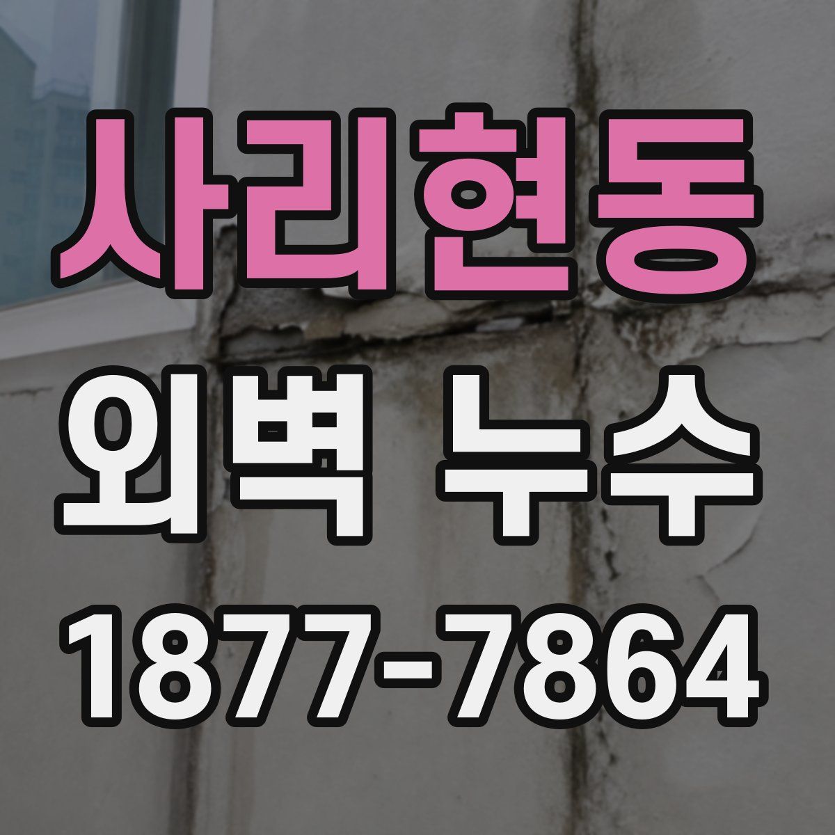 사리현동 외벽 누수