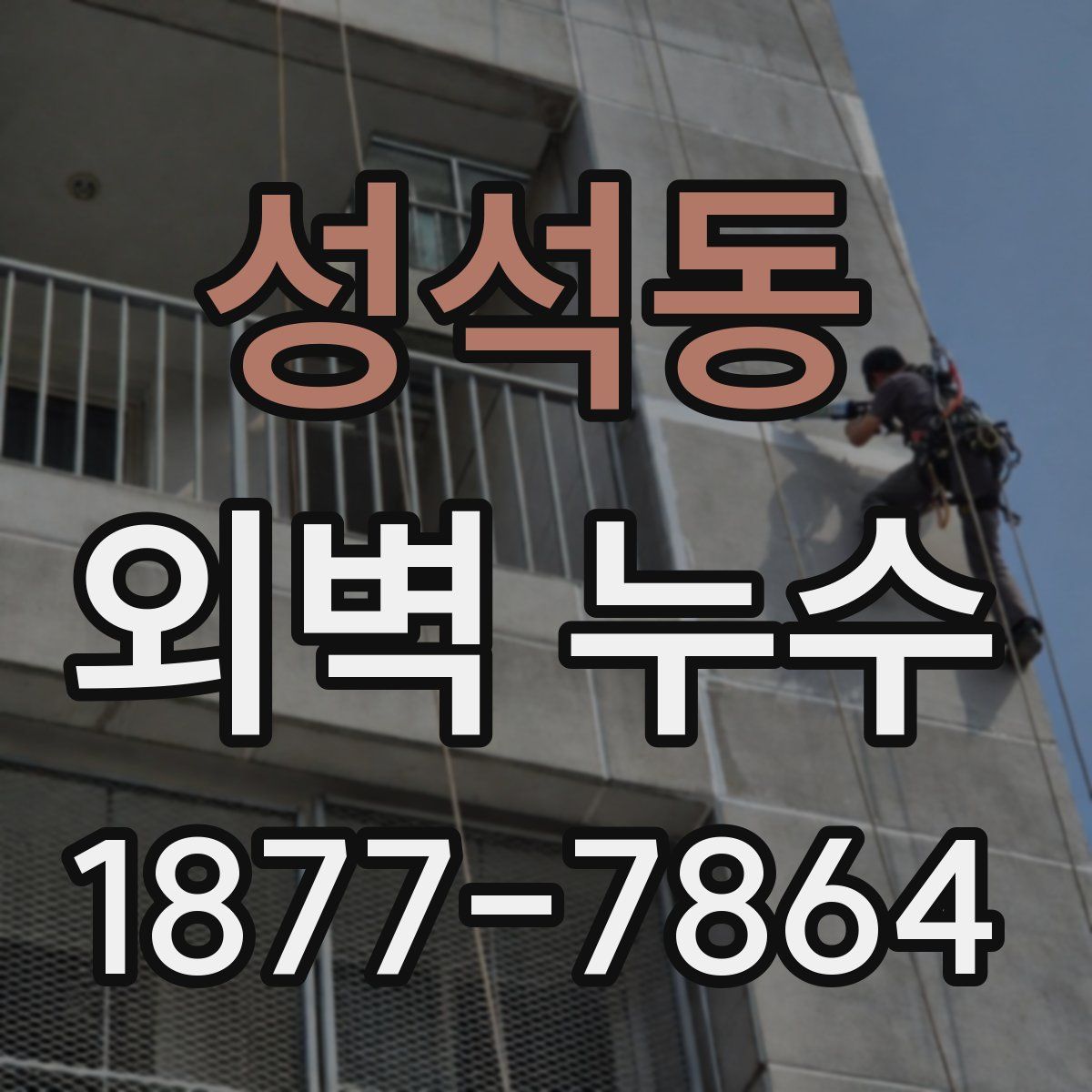 성석동 외벽 누수