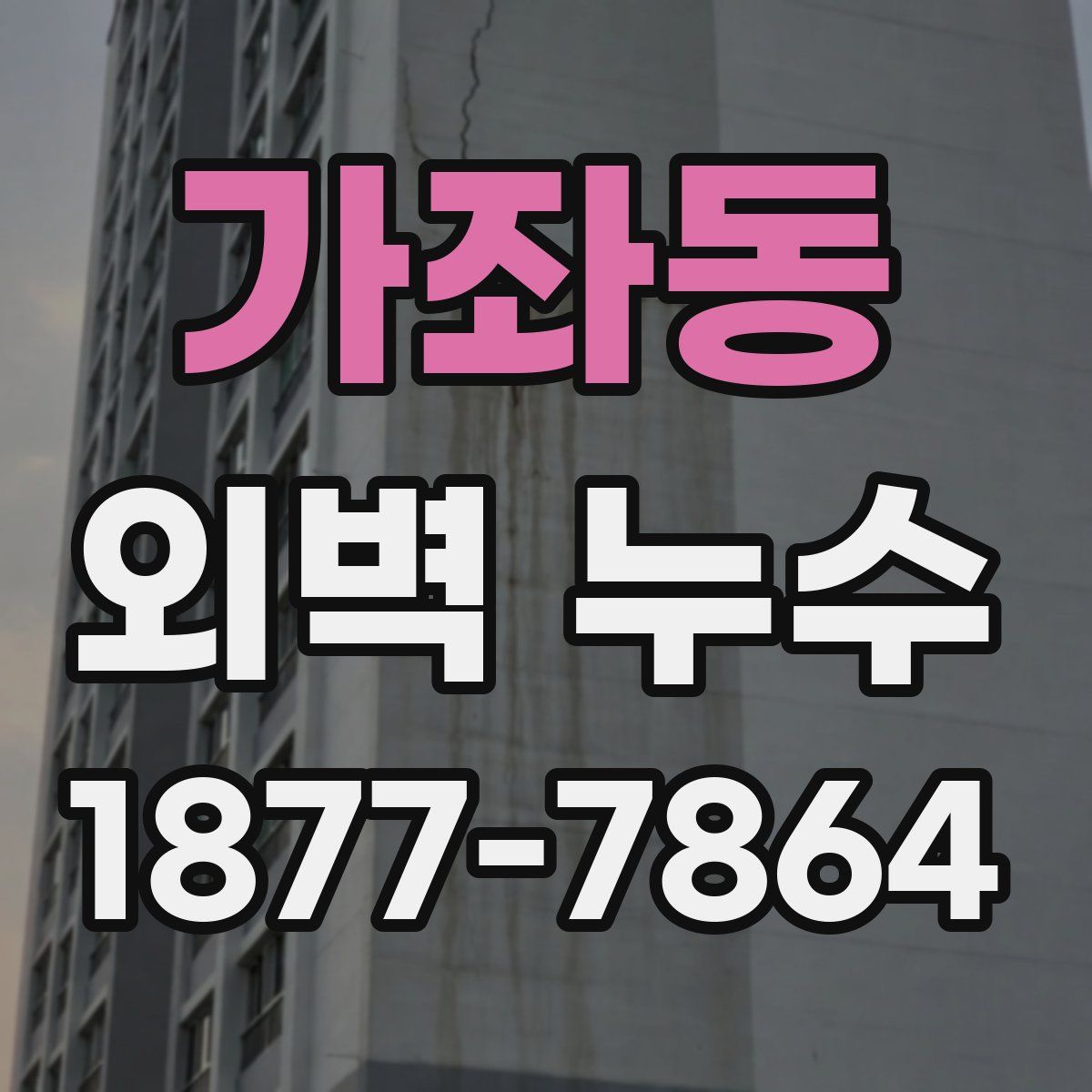 가좌동 외벽 누수