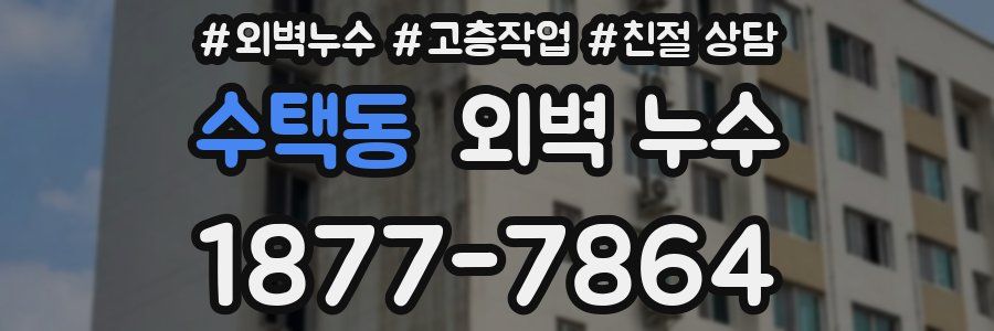 수택동 외벽 누수