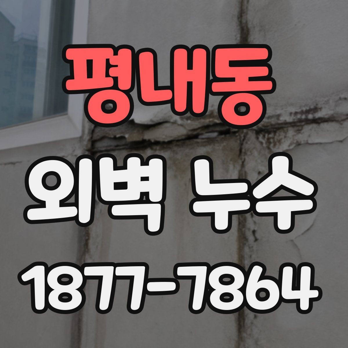 평내동 외벽 누수 사례로 보는 잘못된 대응