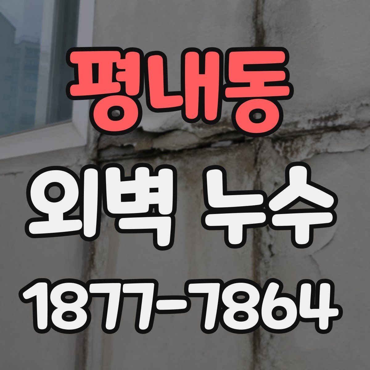 평내동 외벽 누수