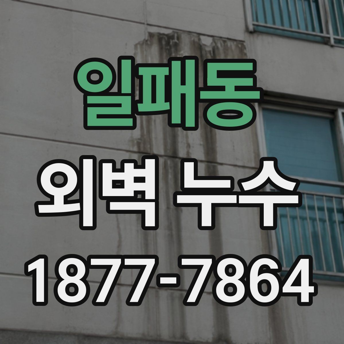 일패동 외벽 누수 누수 발생 위치별 점검법