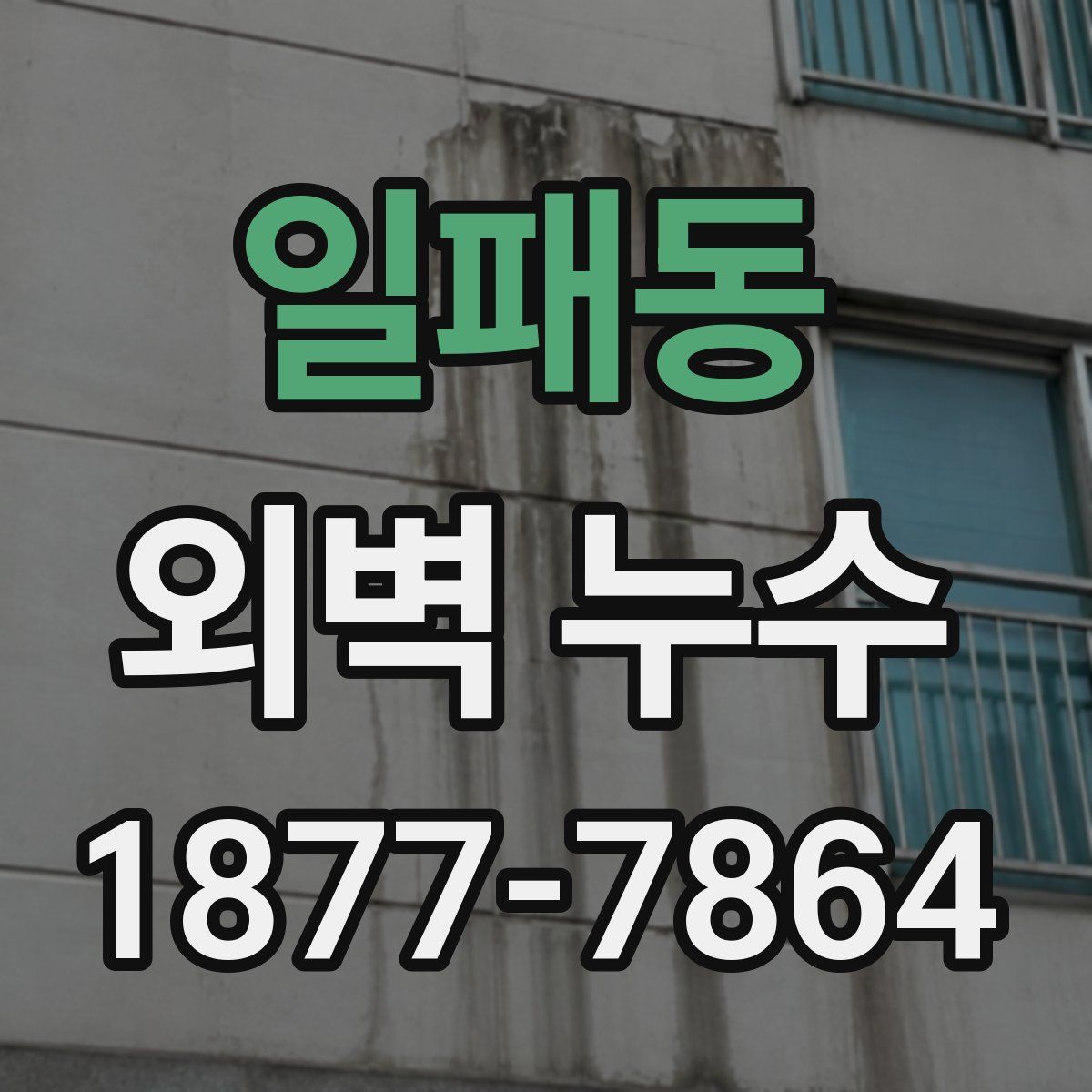 일패동 외벽 누수