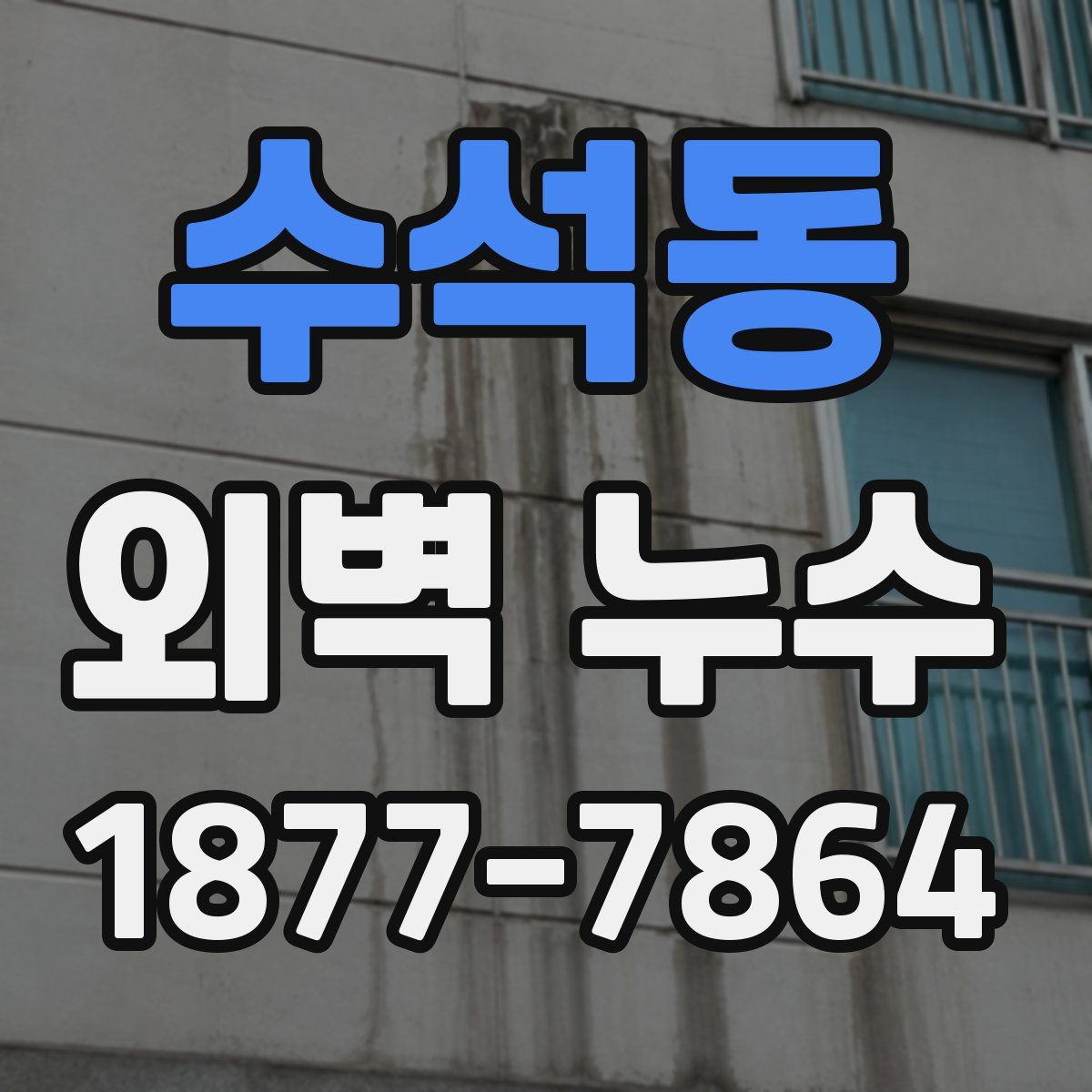 수석동 외벽 누수