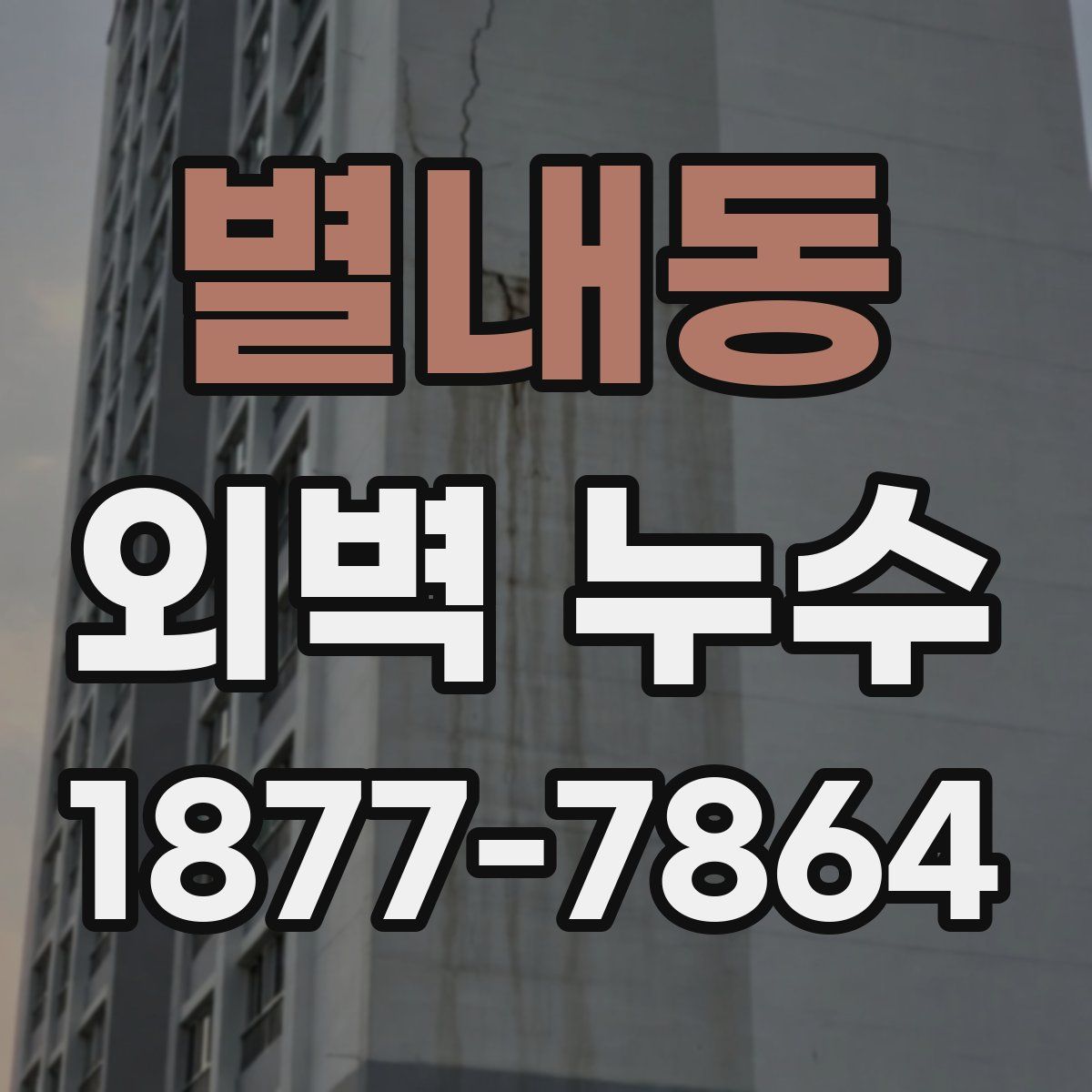 별내동 외벽 누수