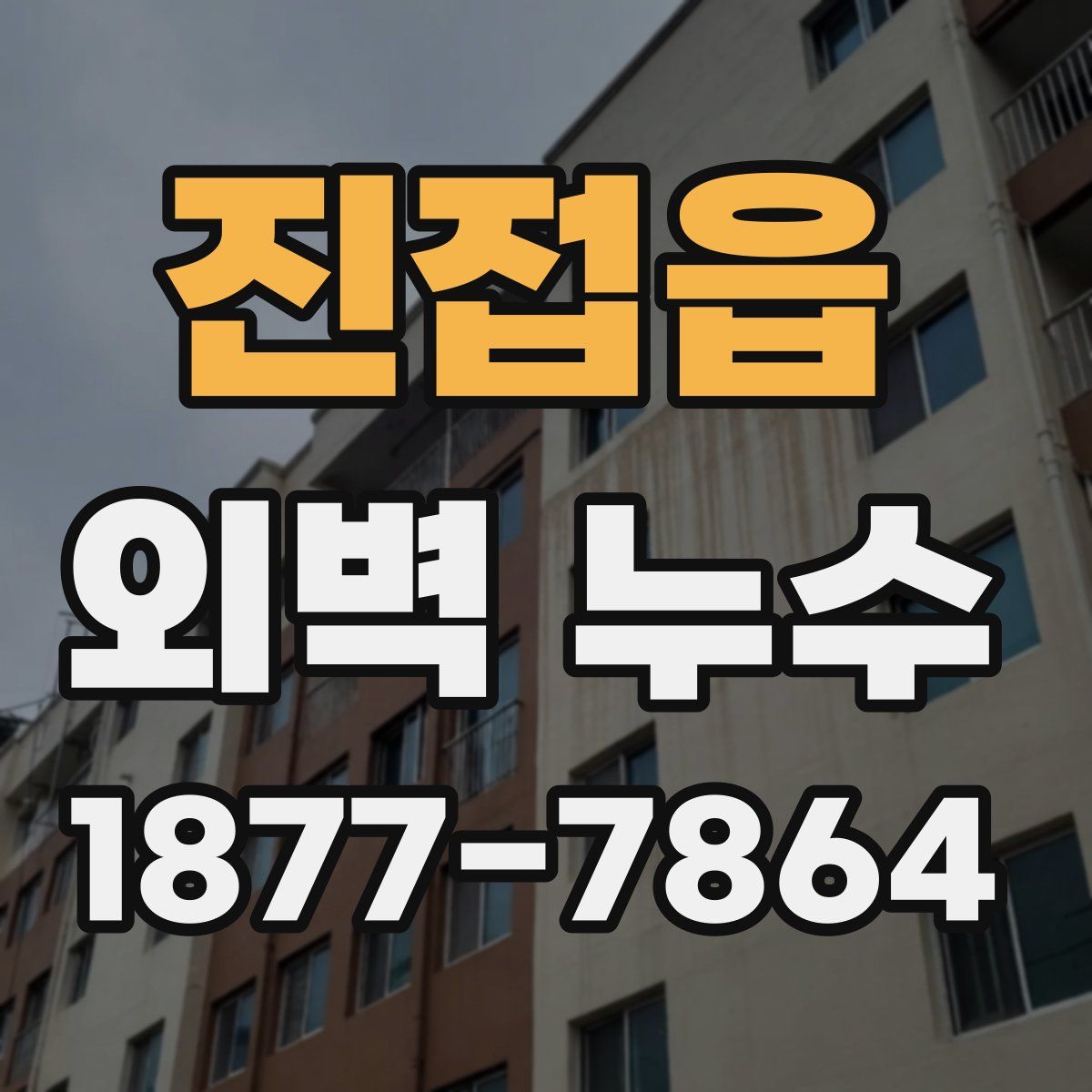 진접읍 외벽 누수