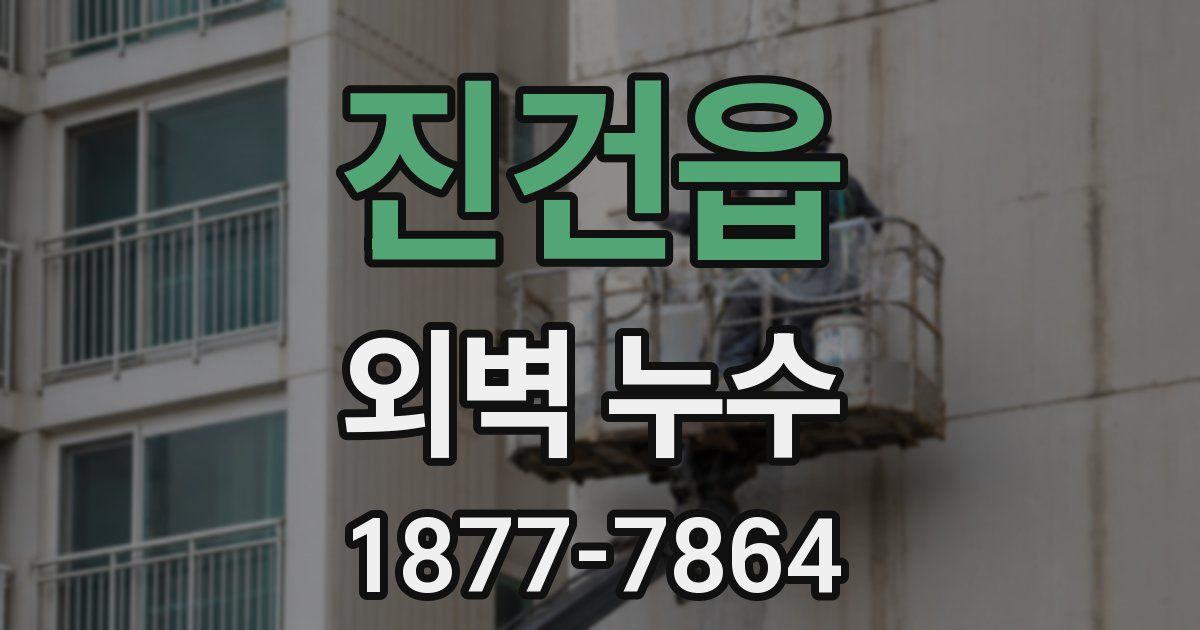 진건읍 외벽 누수