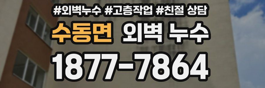 수동면 외벽 누수