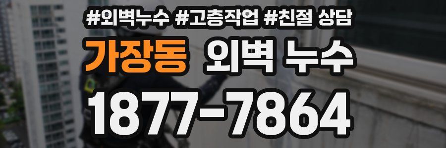 가장동 외벽 누수