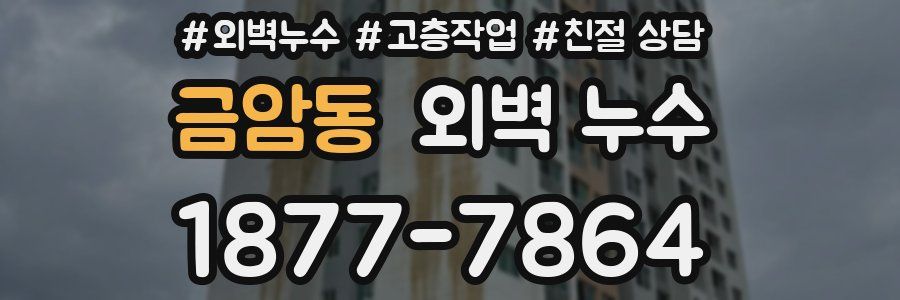 금암동 외벽 누수