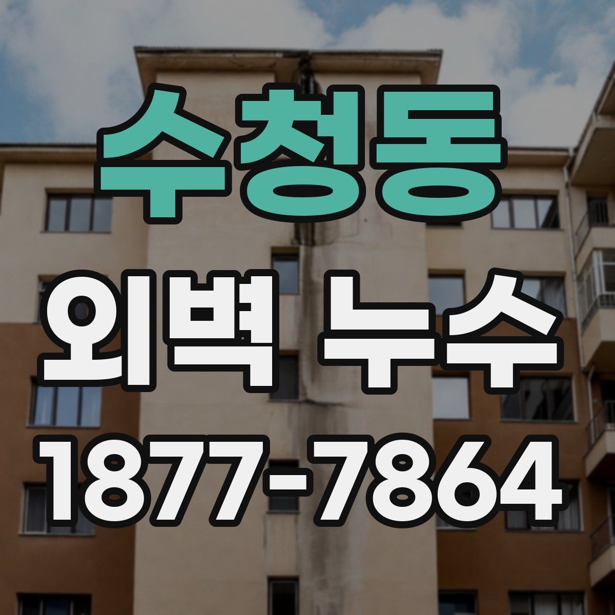 수청동 외벽 누수