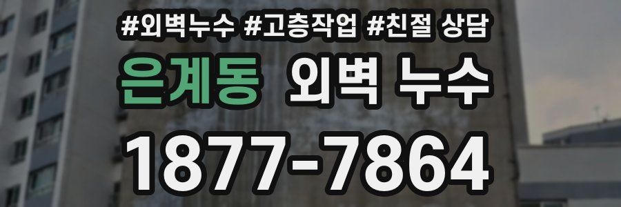 은계동 외벽 누수