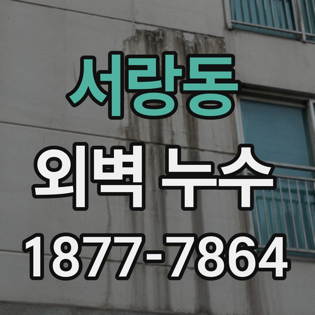 서랑동 외벽 누수