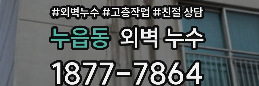 누읍동 외벽 누수