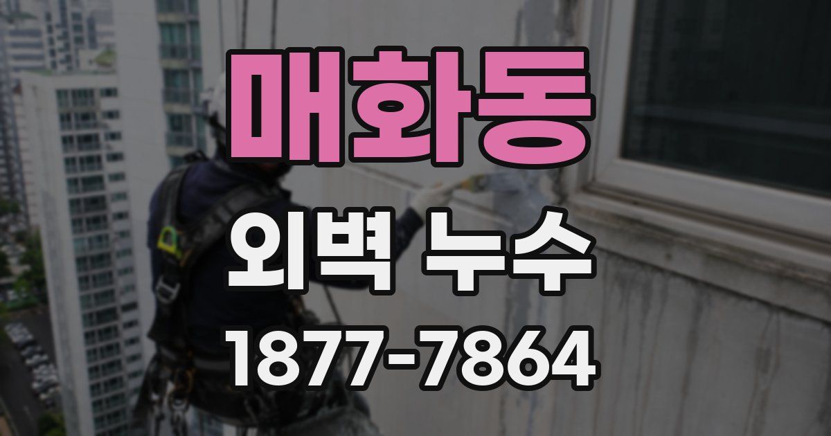 매화동 외벽 누수