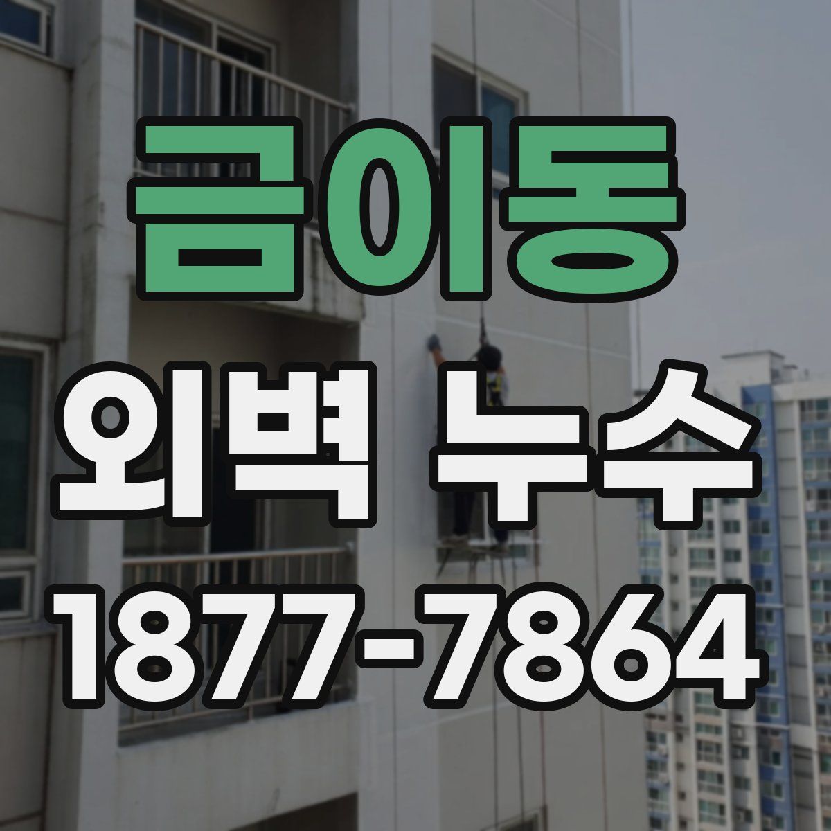 금이동 외벽 누수
