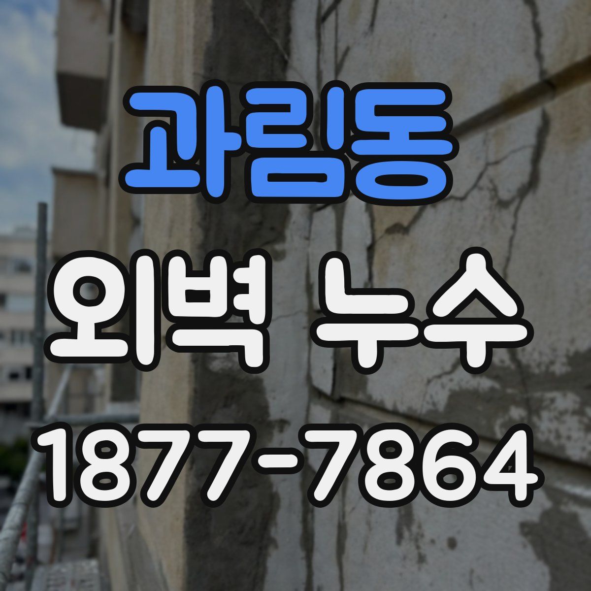 과림동 외벽 누수