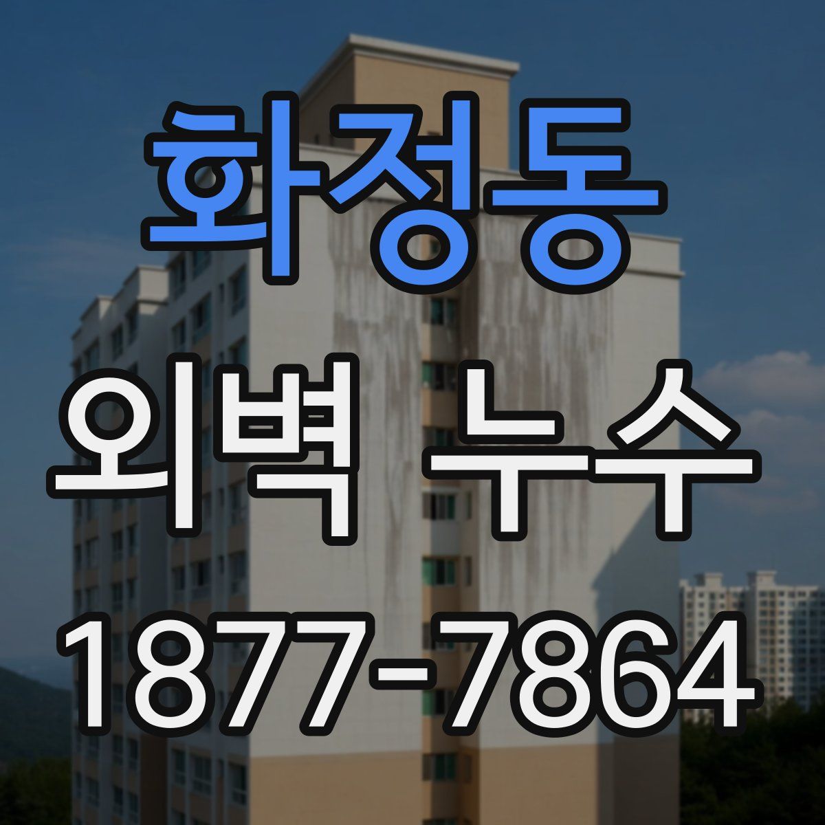 화정동 외벽 누수
