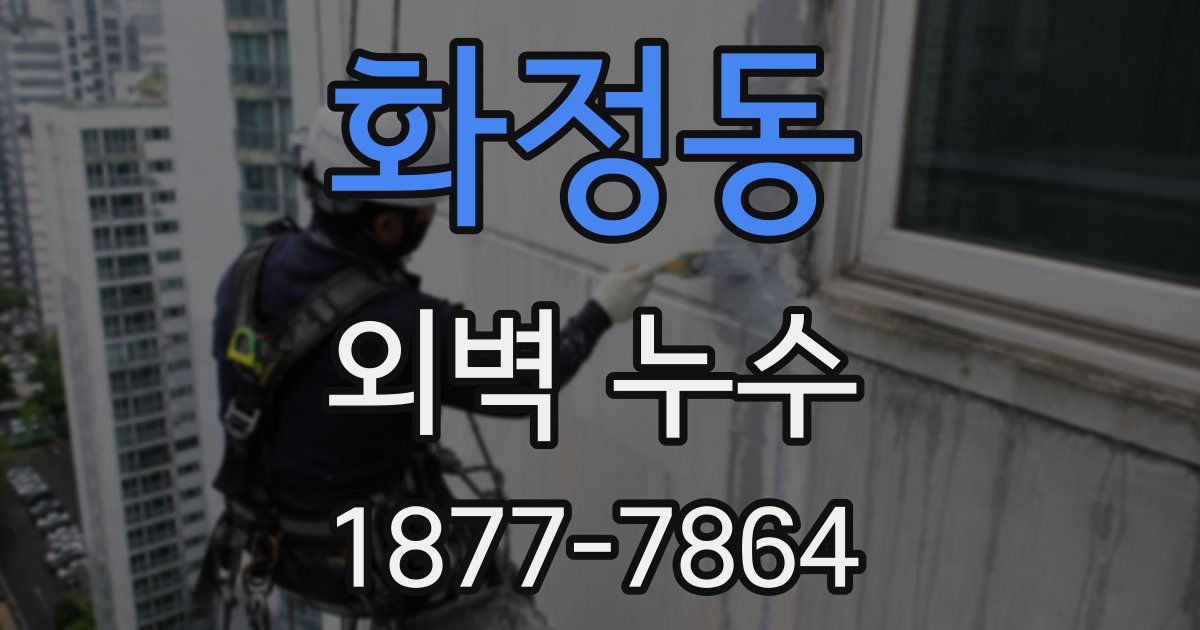 화정동 외벽 누수