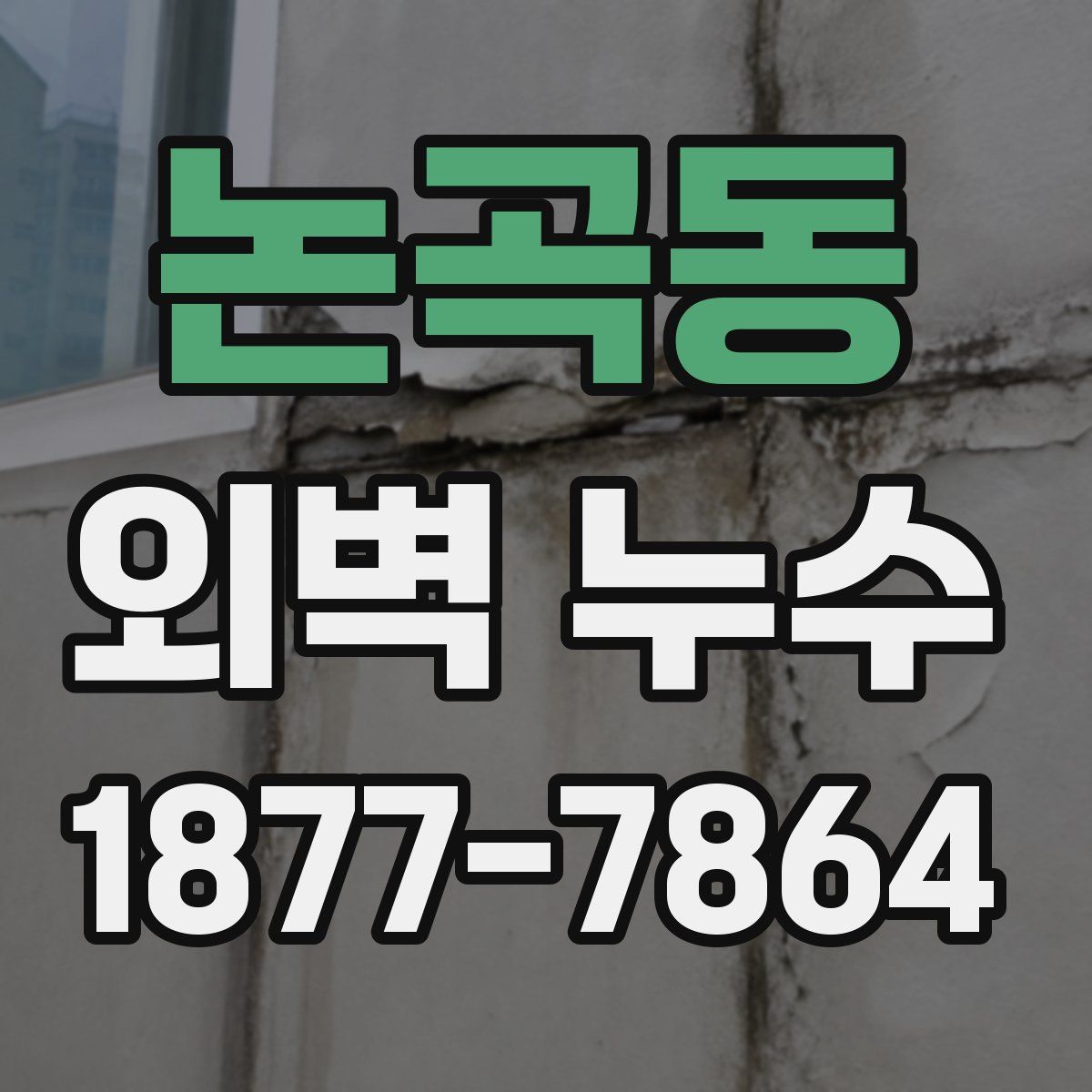 논곡동 외벽 누수