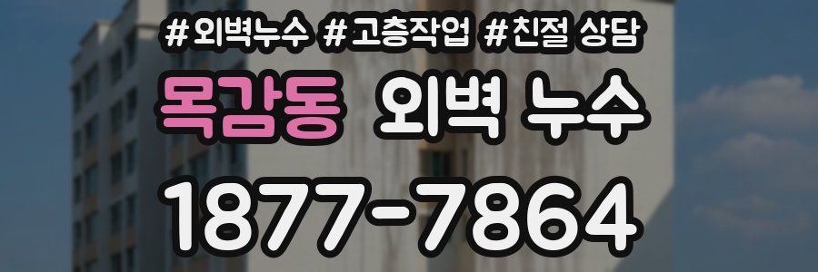 목감동 외벽 누수
