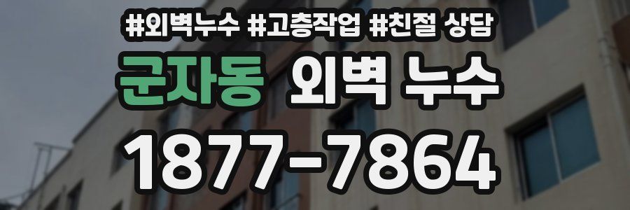 군자동 외벽 누수