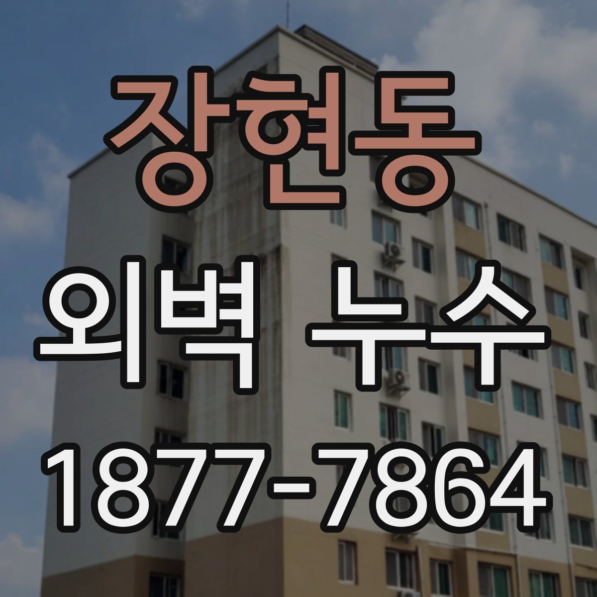 장현동 외벽 누수