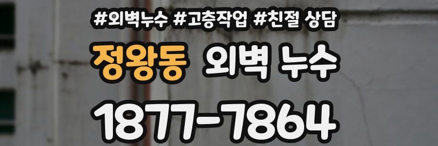 정왕동 외벽 누수