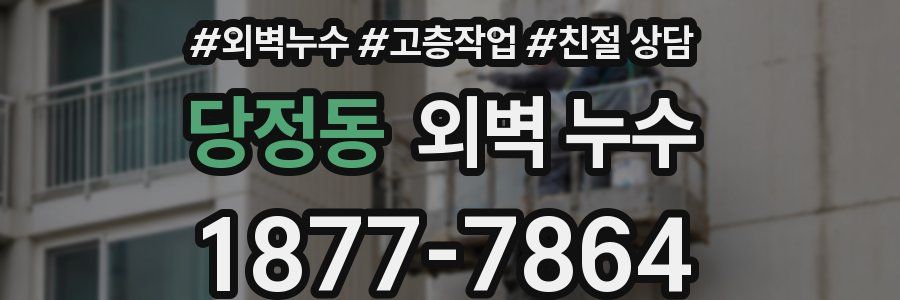당정동 외벽 누수