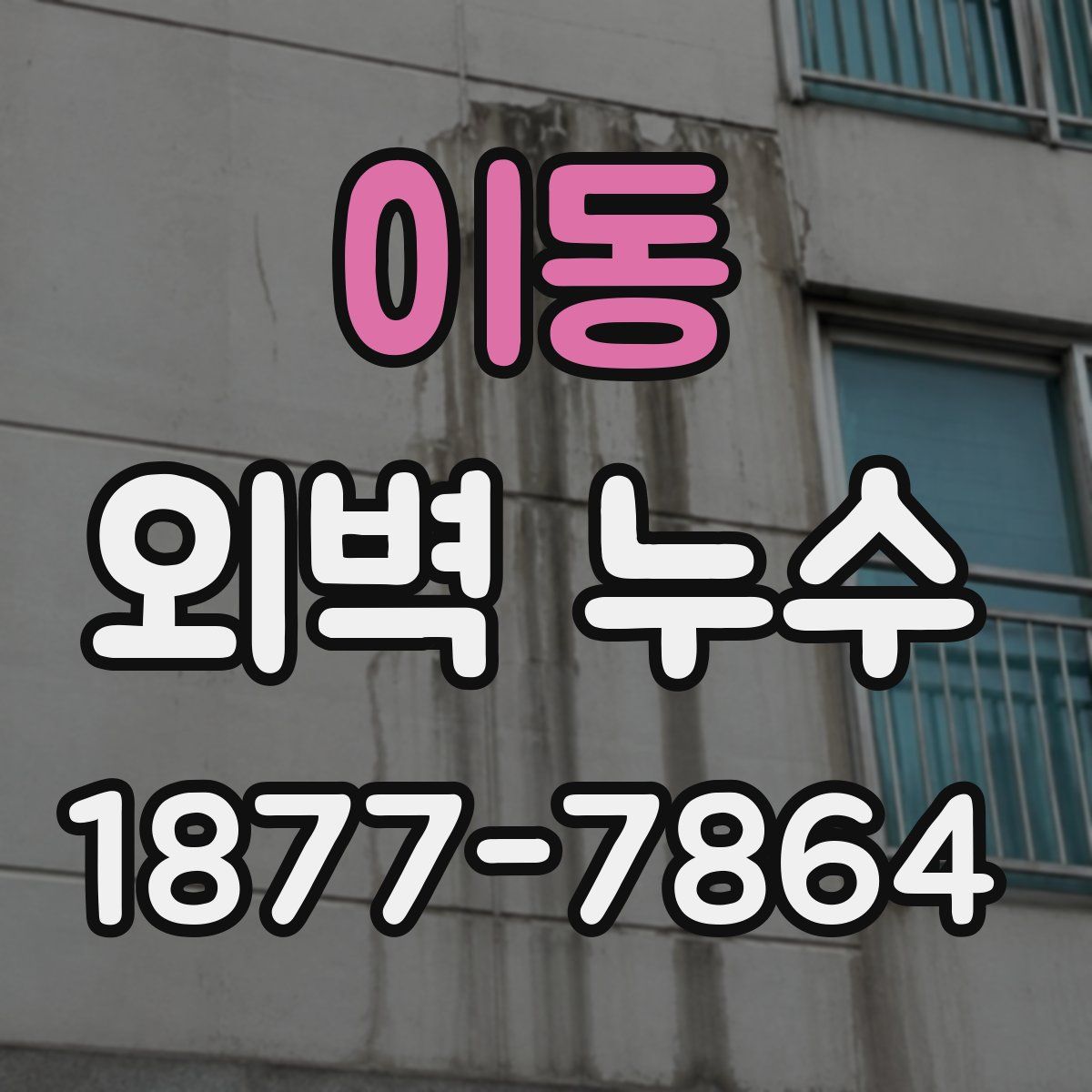 이동 외벽 누수