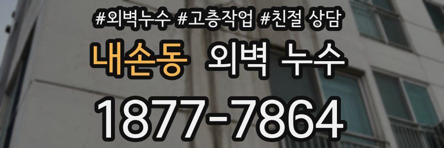 내손동 외벽 누수