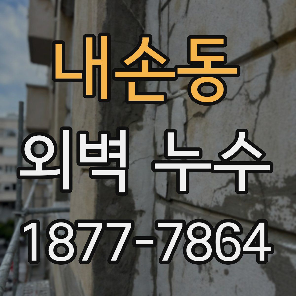 내손동 외벽 누수
