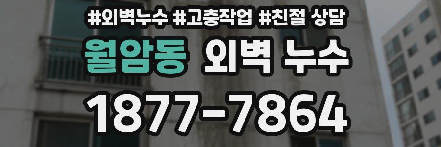 월암동 외벽 누수