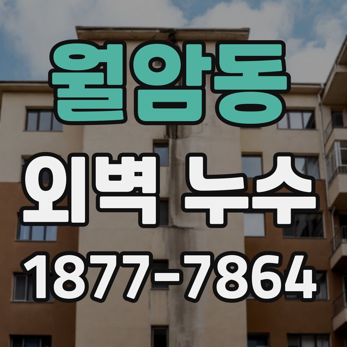 월암동 외벽 누수