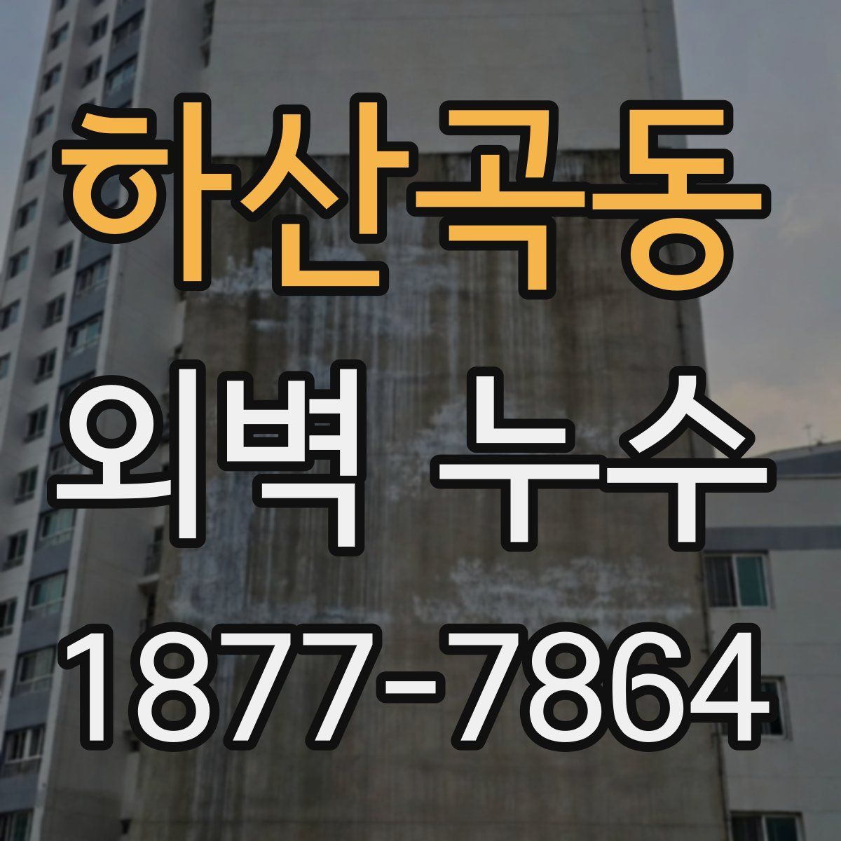 하산곡동 외벽 누수