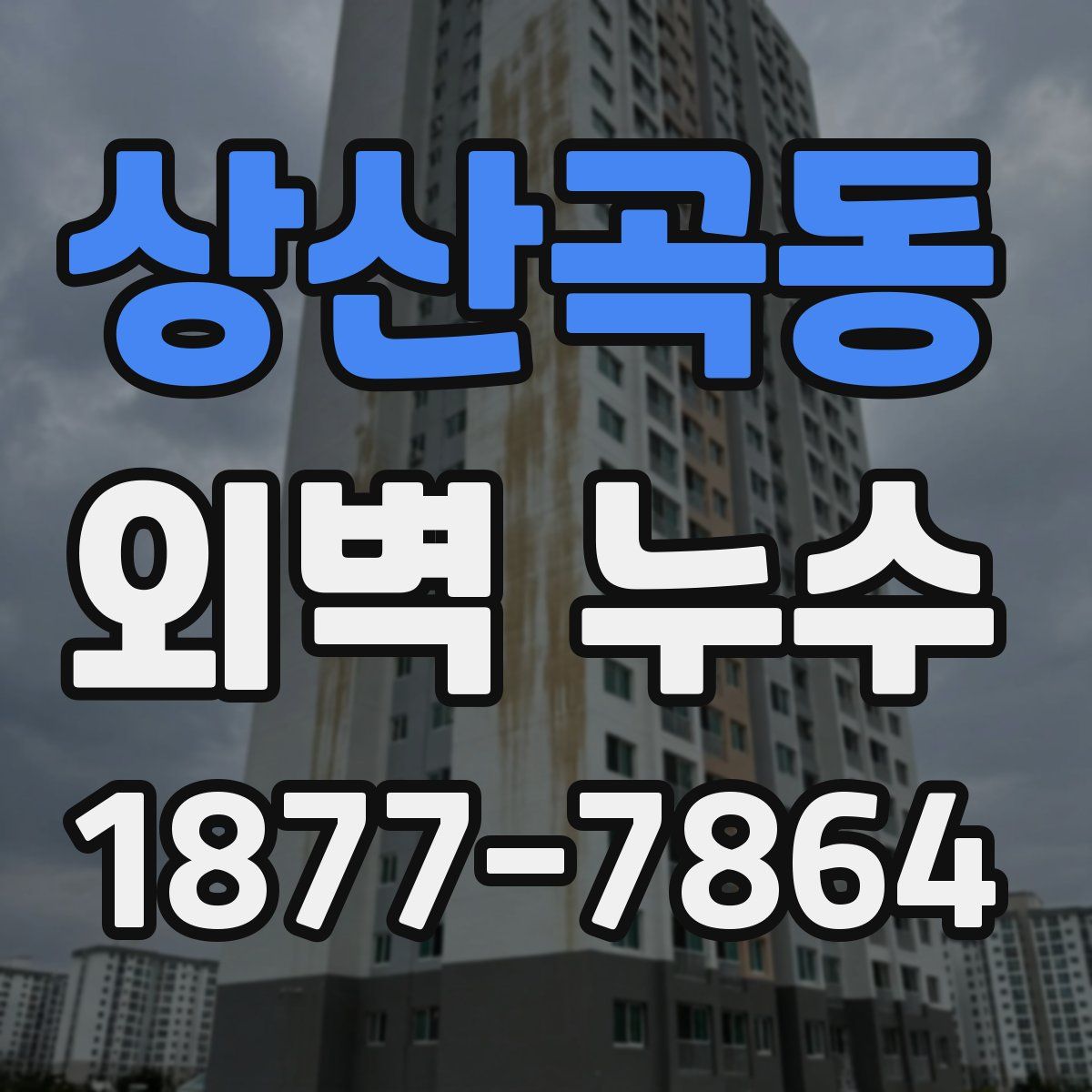 상산곡동 외벽 누수