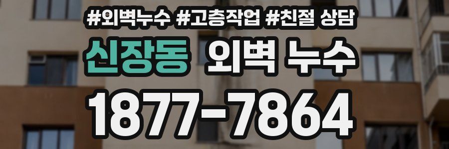 신장동 외벽 누수