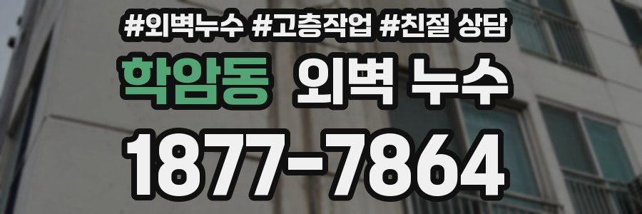 학암동 외벽 누수
