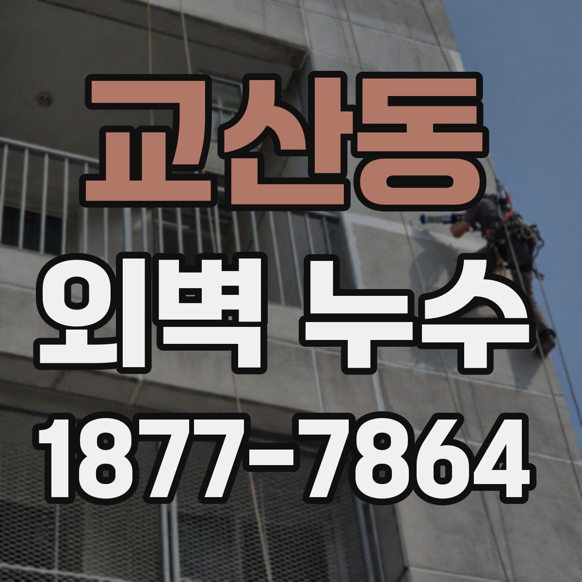 교산동 외벽 누수
