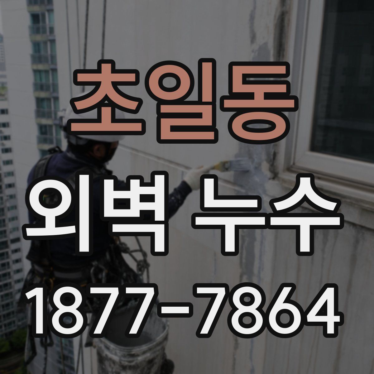 초일동 외벽 누수