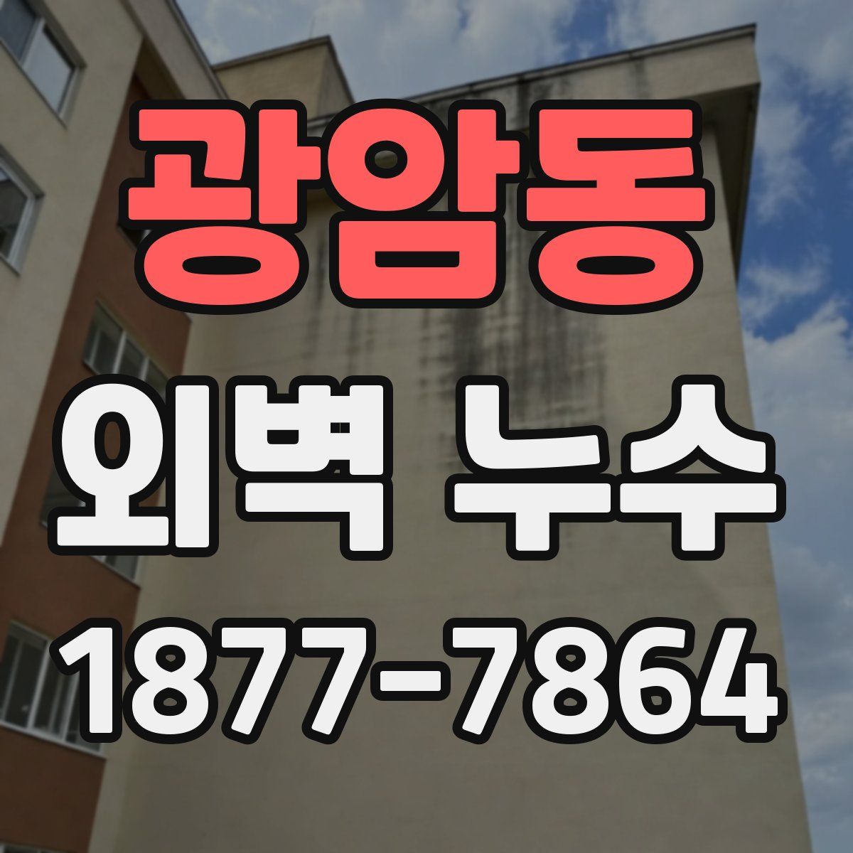 광암동 외벽 누수