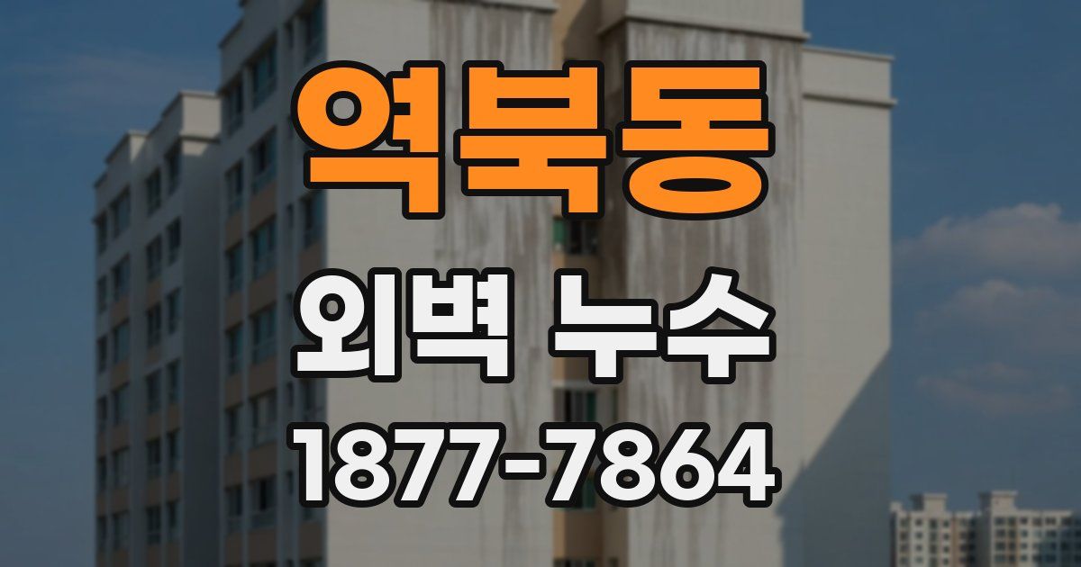역북동 외벽 누수