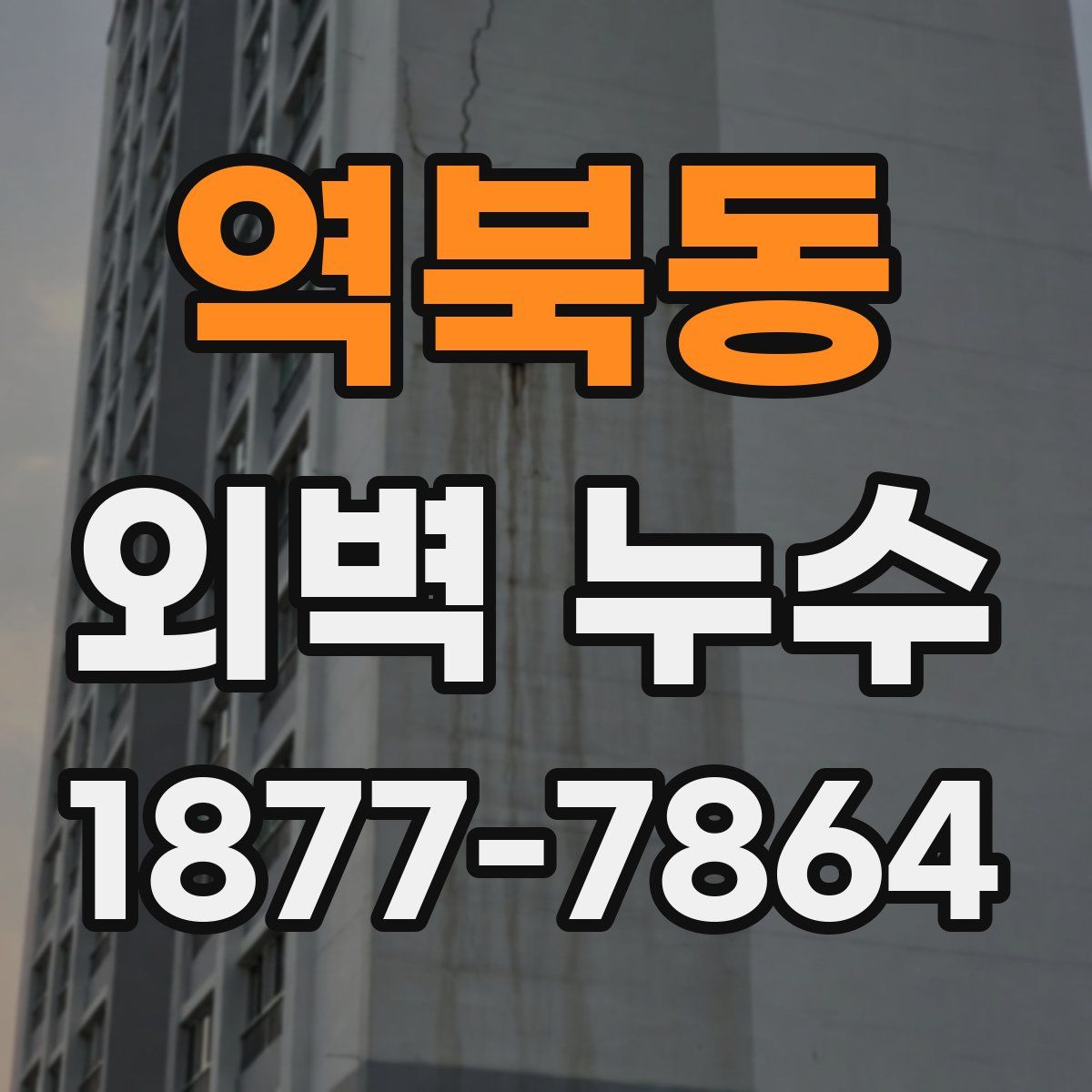 역북동 외벽 누수