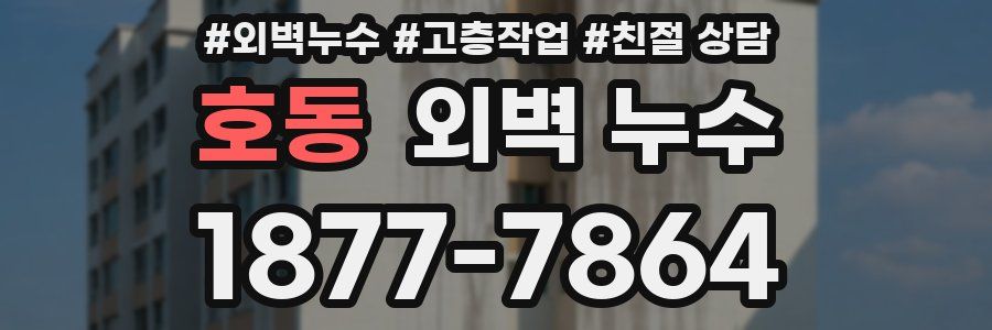호동 외벽 누수