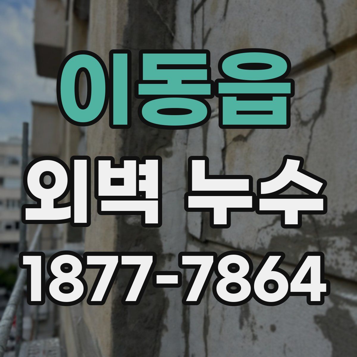 이동읍 외벽 누수