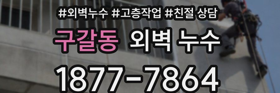 구갈동 외벽 누수