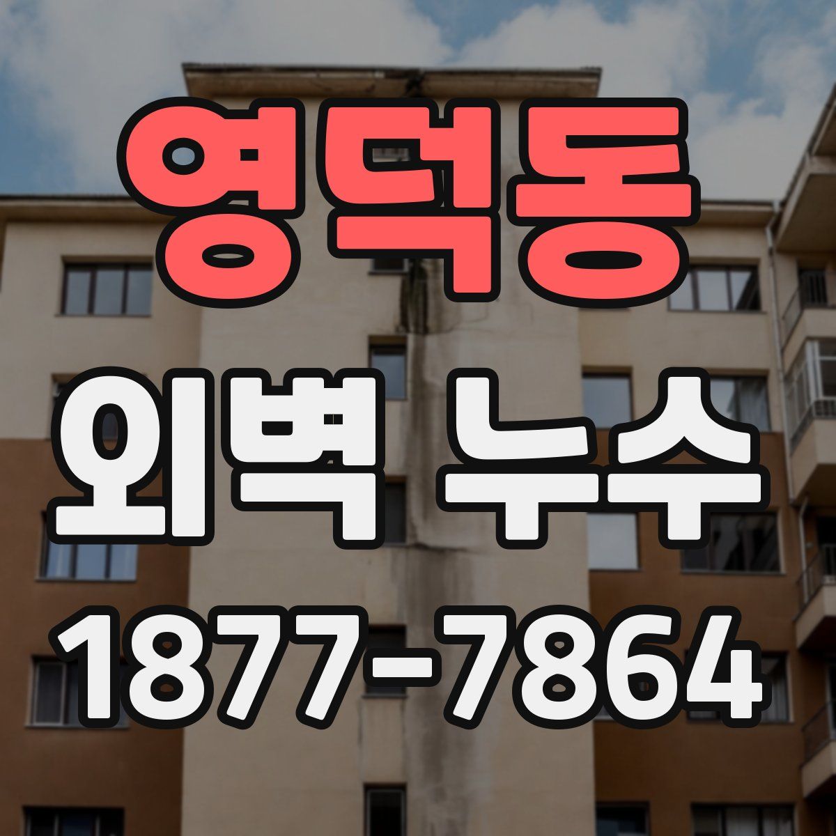 영덕동 외벽 누수