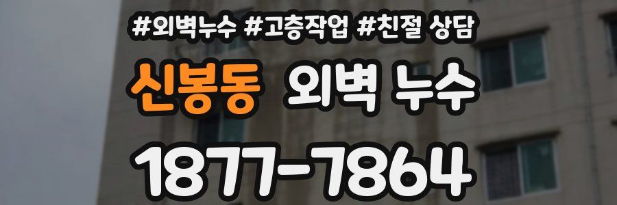 신봉동 외벽 누수
