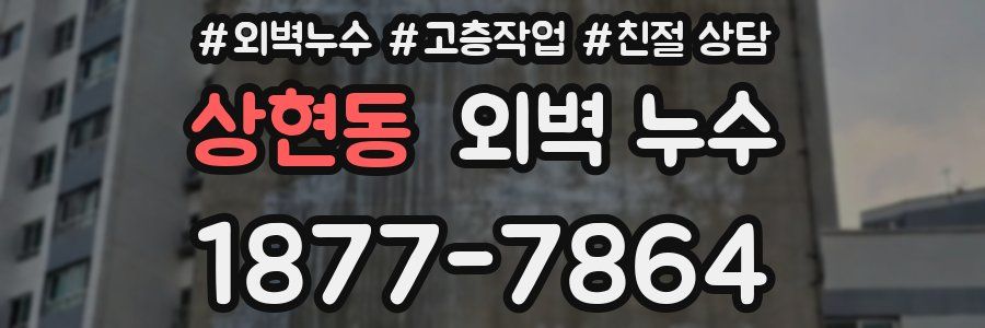 상현동 외벽 누수